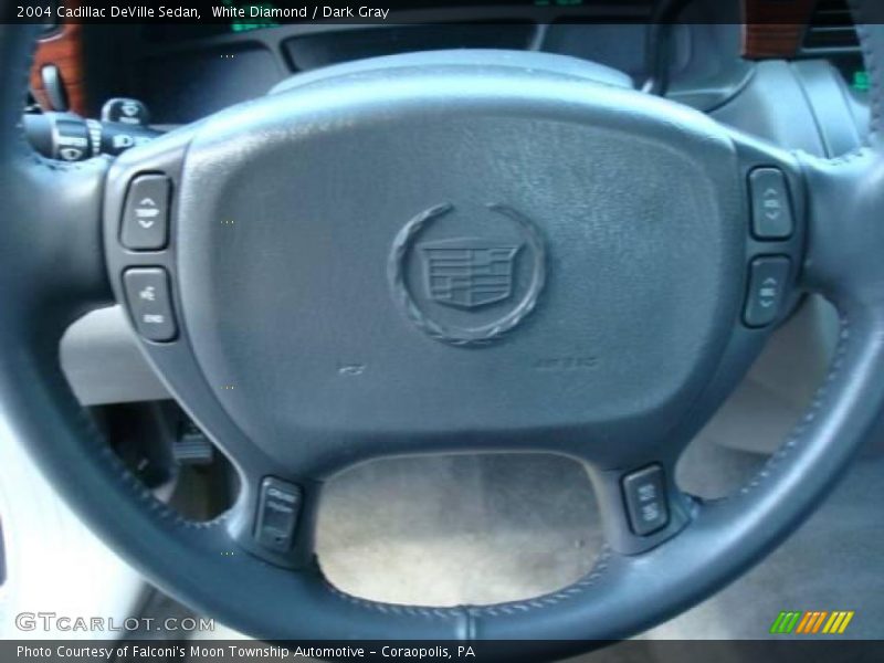 White Diamond / Dark Gray 2004 Cadillac DeVille Sedan