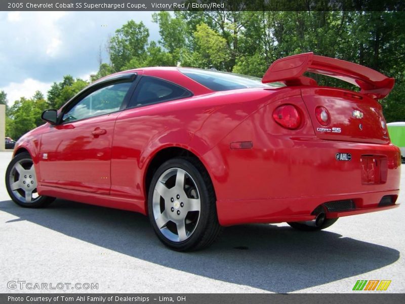 Victory Red / Ebony/Red 2005 Chevrolet Cobalt SS Supercharged Coupe
