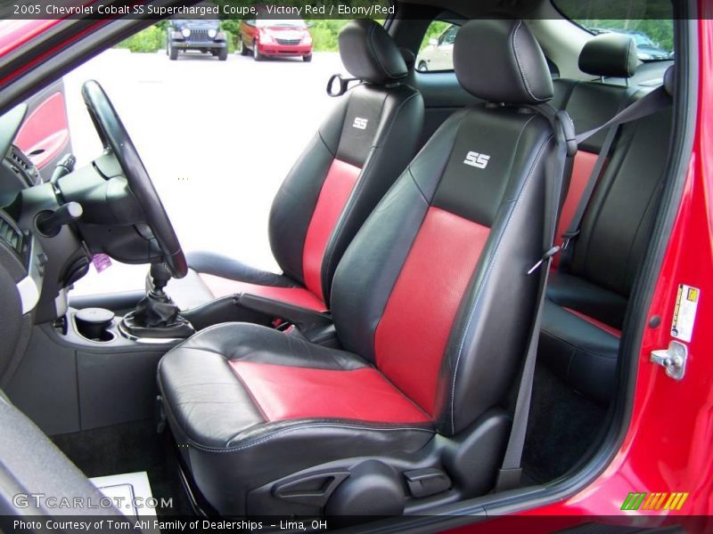 Victory Red / Ebony/Red 2005 Chevrolet Cobalt SS Supercharged Coupe
