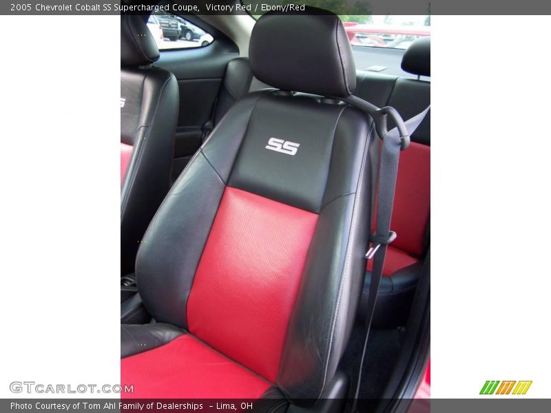 Victory Red / Ebony/Red 2005 Chevrolet Cobalt SS Supercharged Coupe