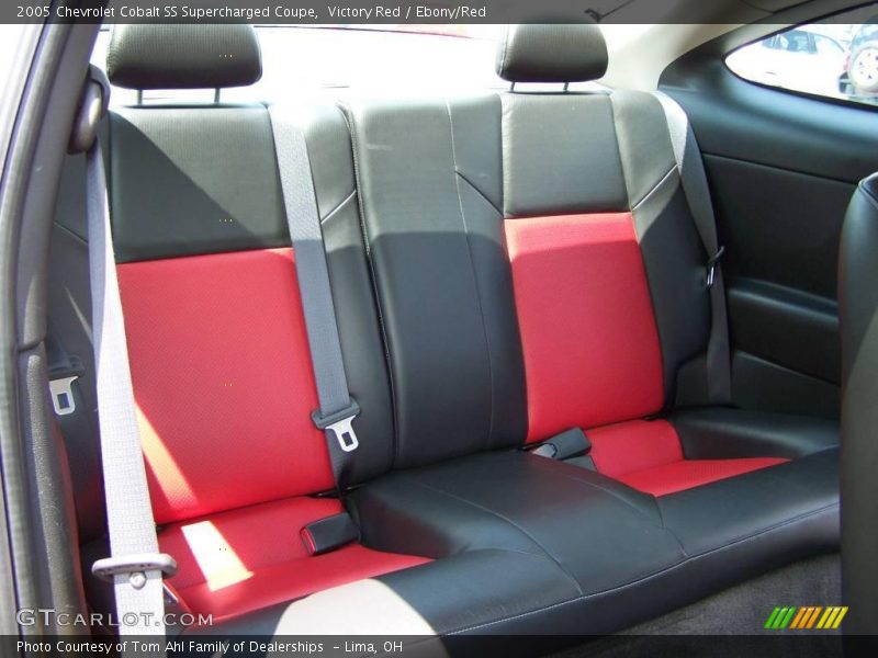 Victory Red / Ebony/Red 2005 Chevrolet Cobalt SS Supercharged Coupe
