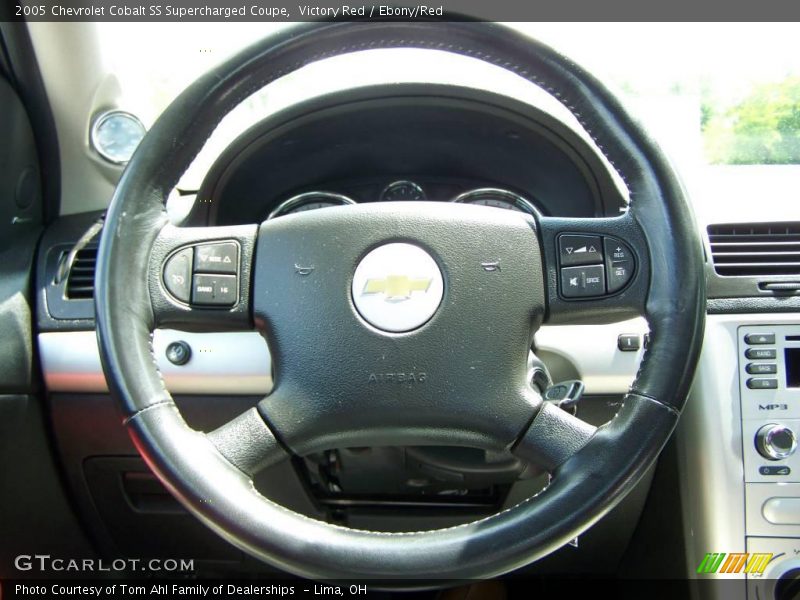 Victory Red / Ebony/Red 2005 Chevrolet Cobalt SS Supercharged Coupe