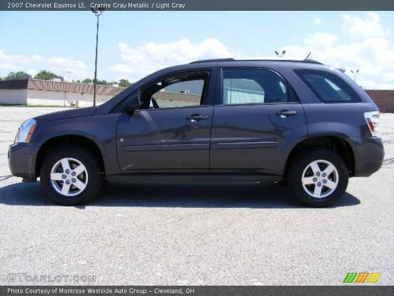 Granite Gray Metallic / Light Gray 2007 Chevrolet Equinox LS