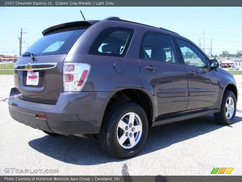 Granite Gray Metallic / Light Gray 2007 Chevrolet Equinox LS
