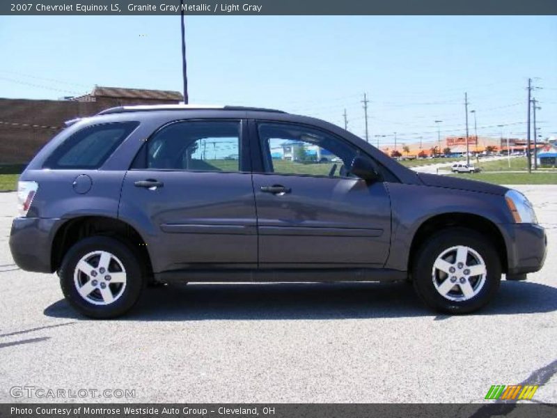 Granite Gray Metallic / Light Gray 2007 Chevrolet Equinox LS