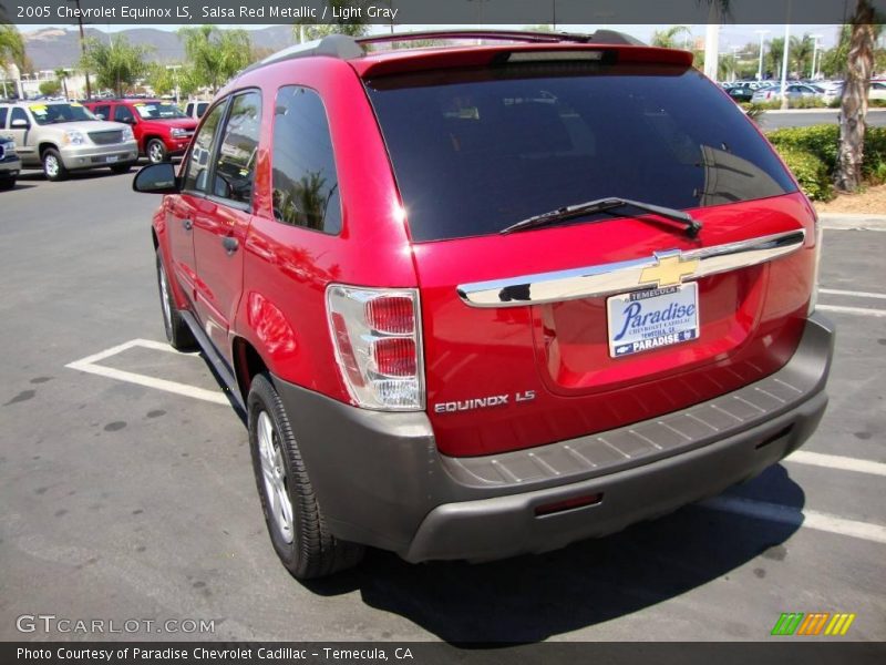 Salsa Red Metallic / Light Gray 2005 Chevrolet Equinox LS