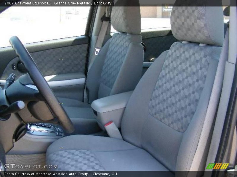 Granite Gray Metallic / Light Gray 2007 Chevrolet Equinox LS