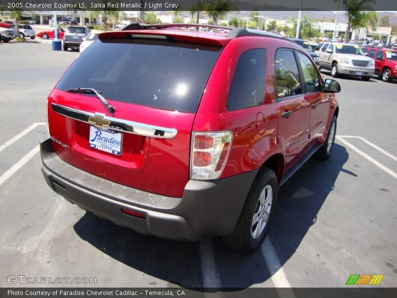 Salsa Red Metallic / Light Gray 2005 Chevrolet Equinox LS