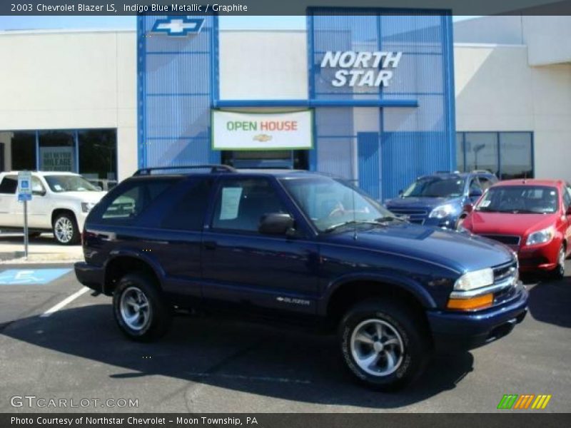Indigo Blue Metallic / Graphite 2003 Chevrolet Blazer LS