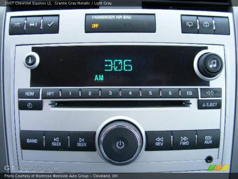 Granite Gray Metallic / Light Gray 2007 Chevrolet Equinox LS