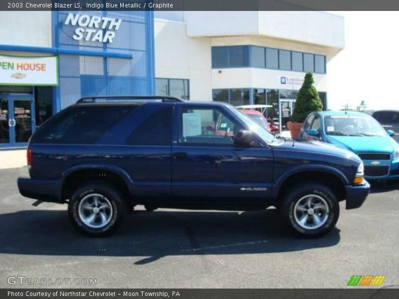 Indigo Blue Metallic / Graphite 2003 Chevrolet Blazer LS