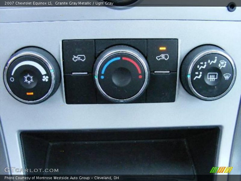 Granite Gray Metallic / Light Gray 2007 Chevrolet Equinox LS