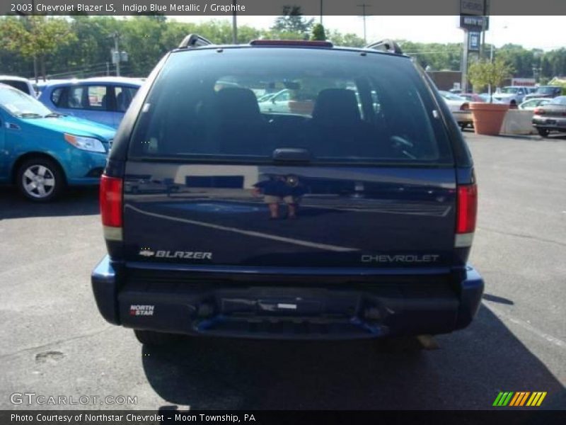 Indigo Blue Metallic / Graphite 2003 Chevrolet Blazer LS
