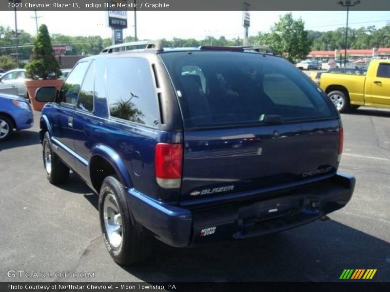 Indigo Blue Metallic / Graphite 2003 Chevrolet Blazer LS