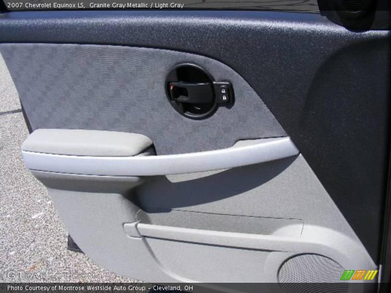 Granite Gray Metallic / Light Gray 2007 Chevrolet Equinox LS