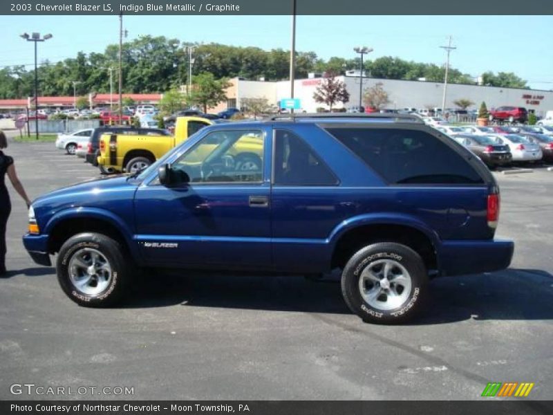 Indigo Blue Metallic / Graphite 2003 Chevrolet Blazer LS