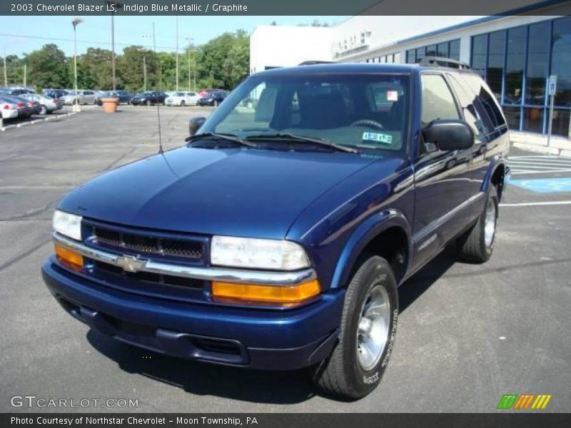 Indigo Blue Metallic / Graphite 2003 Chevrolet Blazer LS