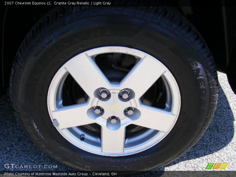 Granite Gray Metallic / Light Gray 2007 Chevrolet Equinox LS