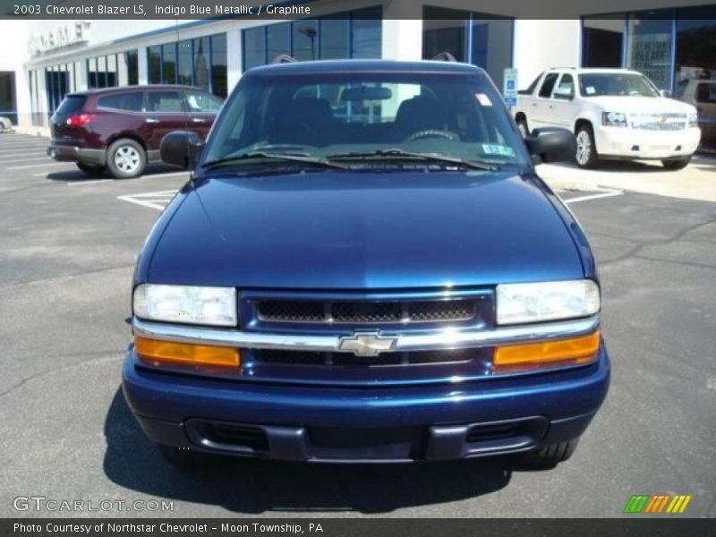 Indigo Blue Metallic / Graphite 2003 Chevrolet Blazer LS