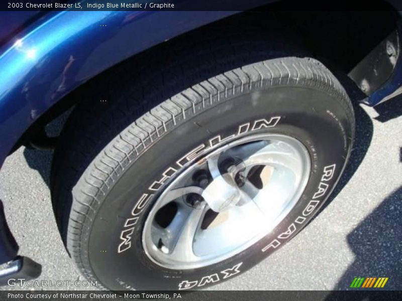 Indigo Blue Metallic / Graphite 2003 Chevrolet Blazer LS