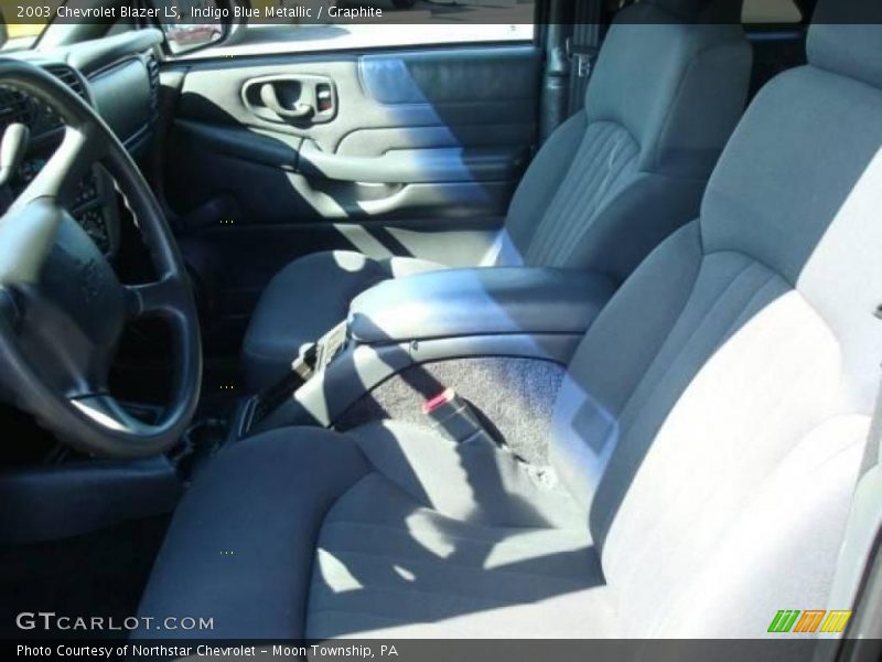 Indigo Blue Metallic / Graphite 2003 Chevrolet Blazer LS