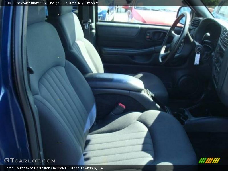 Indigo Blue Metallic / Graphite 2003 Chevrolet Blazer LS