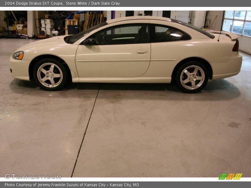 Stone White / Dark Slate Gray 2004 Dodge Stratus SXT Coupe