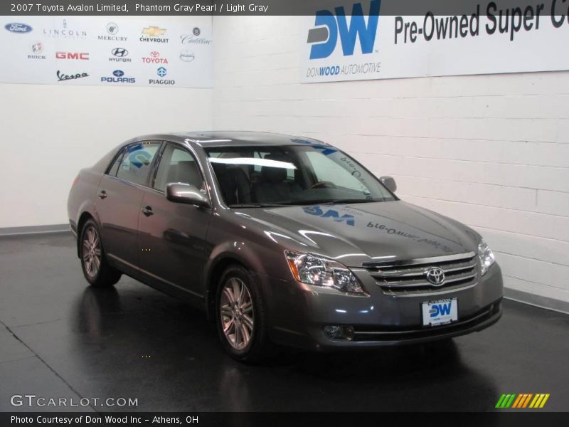 Phantom Gray Pearl / Light Gray 2007 Toyota Avalon Limited