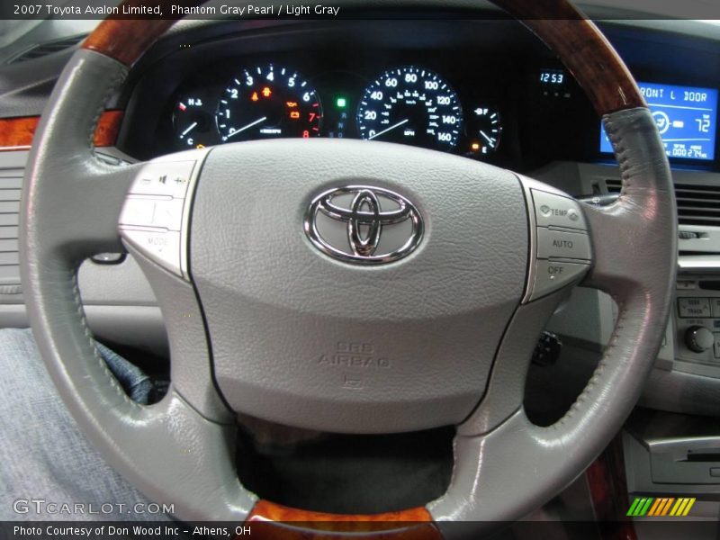 Phantom Gray Pearl / Light Gray 2007 Toyota Avalon Limited