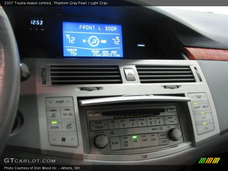 Phantom Gray Pearl / Light Gray 2007 Toyota Avalon Limited