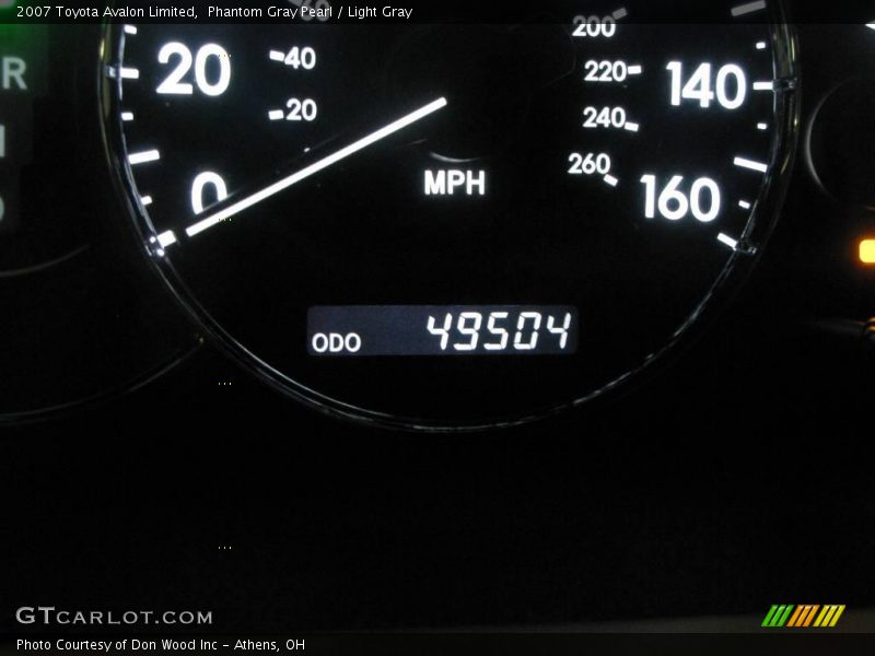 Phantom Gray Pearl / Light Gray 2007 Toyota Avalon Limited