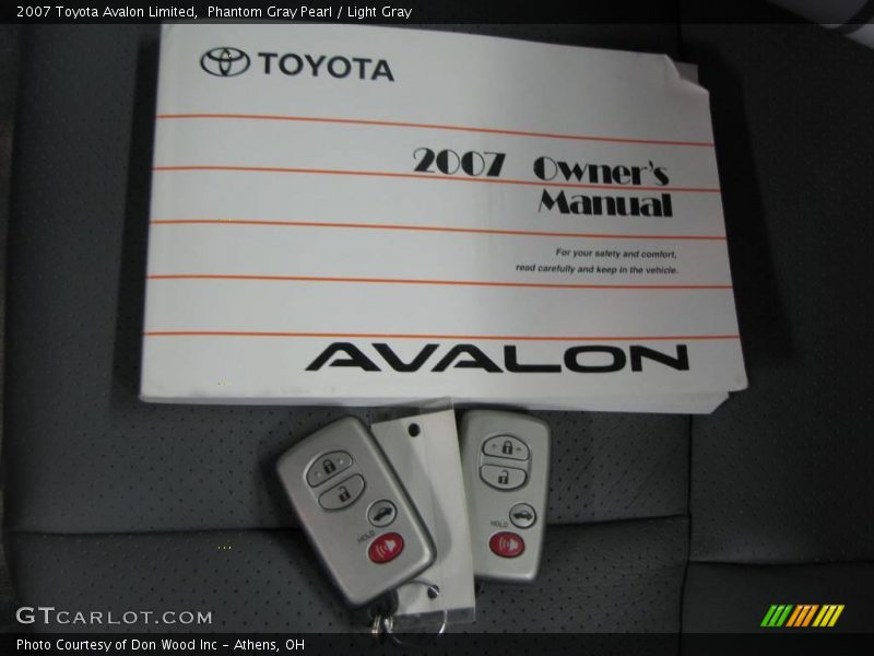 Phantom Gray Pearl / Light Gray 2007 Toyota Avalon Limited