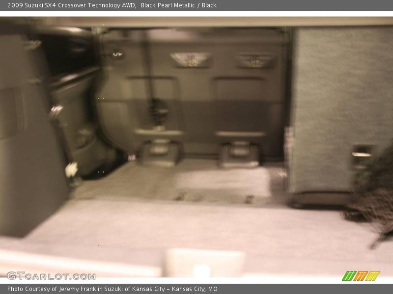 Black Pearl Metallic / Black 2009 Suzuki SX4 Crossover Technology AWD