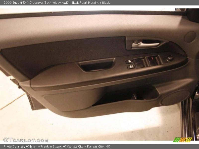 Black Pearl Metallic / Black 2009 Suzuki SX4 Crossover Technology AWD