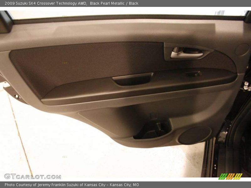 Black Pearl Metallic / Black 2009 Suzuki SX4 Crossover Technology AWD