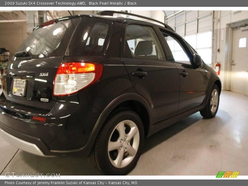 Black Pearl Metallic / Black 2009 Suzuki SX4 Crossover Technology AWD