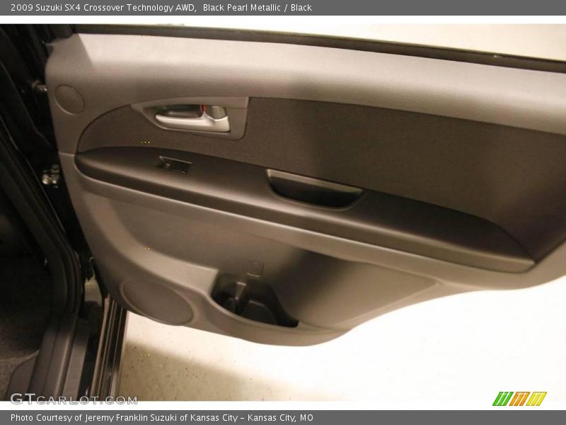 Black Pearl Metallic / Black 2009 Suzuki SX4 Crossover Technology AWD
