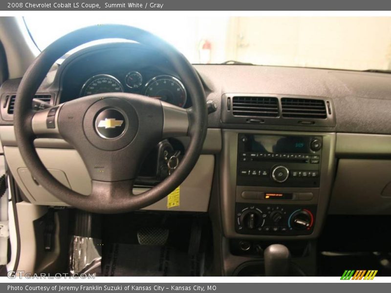Summit White / Gray 2008 Chevrolet Cobalt LS Coupe