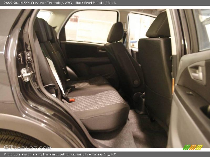 Black Pearl Metallic / Black 2009 Suzuki SX4 Crossover Technology AWD