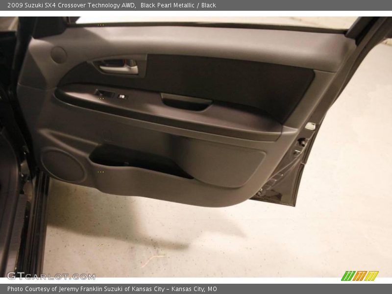 Black Pearl Metallic / Black 2009 Suzuki SX4 Crossover Technology AWD