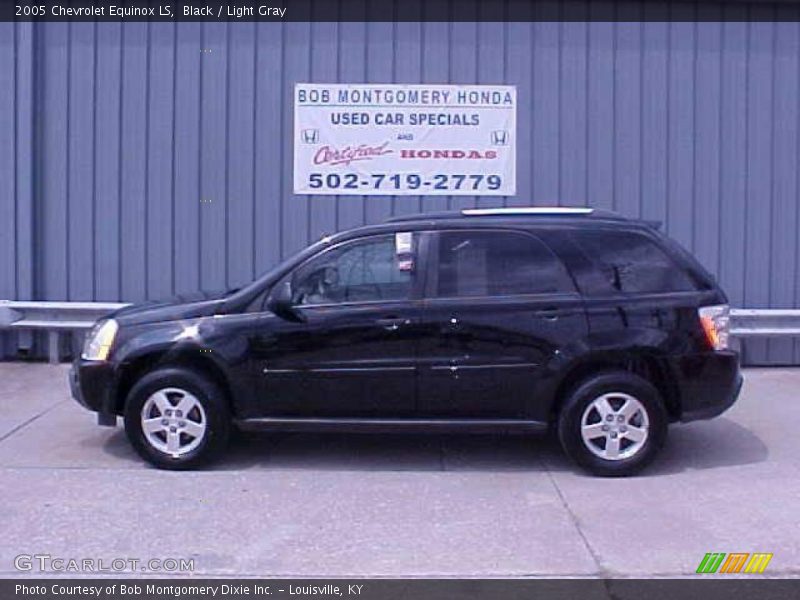 Black / Light Gray 2005 Chevrolet Equinox LS