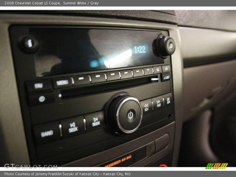 Summit White / Gray 2008 Chevrolet Cobalt LS Coupe