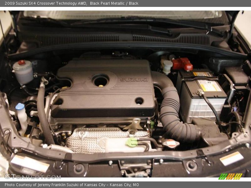 Black Pearl Metallic / Black 2009 Suzuki SX4 Crossover Technology AWD