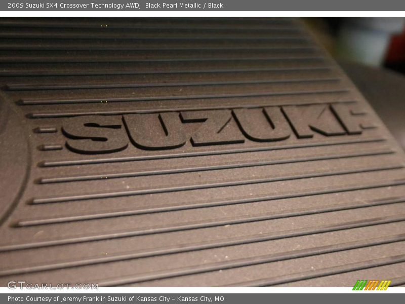Black Pearl Metallic / Black 2009 Suzuki SX4 Crossover Technology AWD
