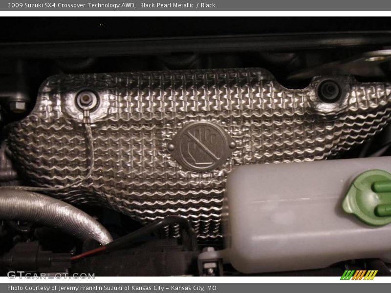 Black Pearl Metallic / Black 2009 Suzuki SX4 Crossover Technology AWD