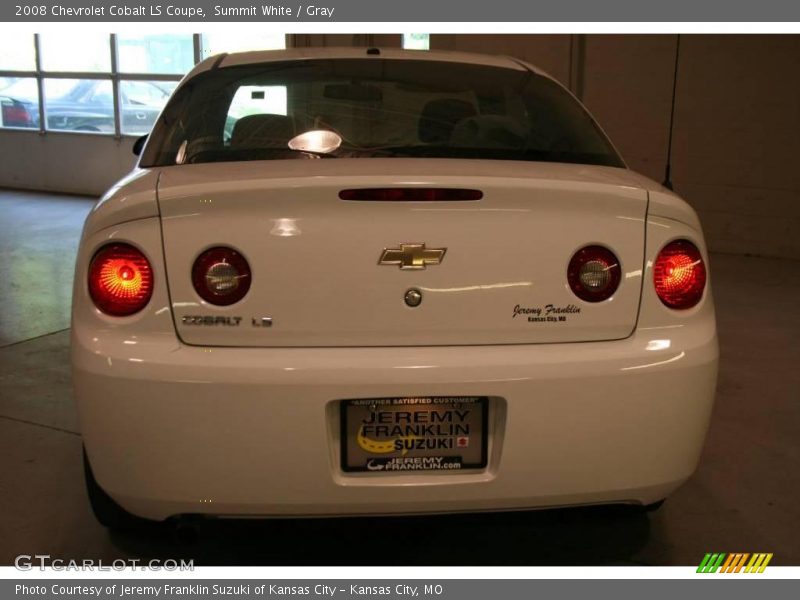 Summit White / Gray 2008 Chevrolet Cobalt LS Coupe