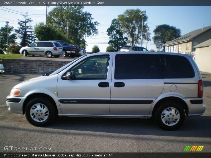 Galaxy Silver Metallic / Medium Gray 2002 Chevrolet Venture LS