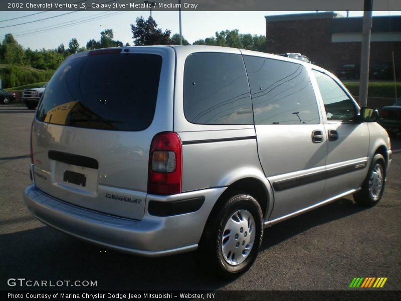 Galaxy Silver Metallic / Medium Gray 2002 Chevrolet Venture LS