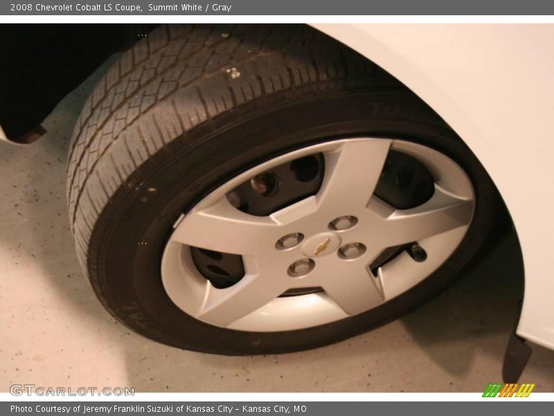 Summit White / Gray 2008 Chevrolet Cobalt LS Coupe