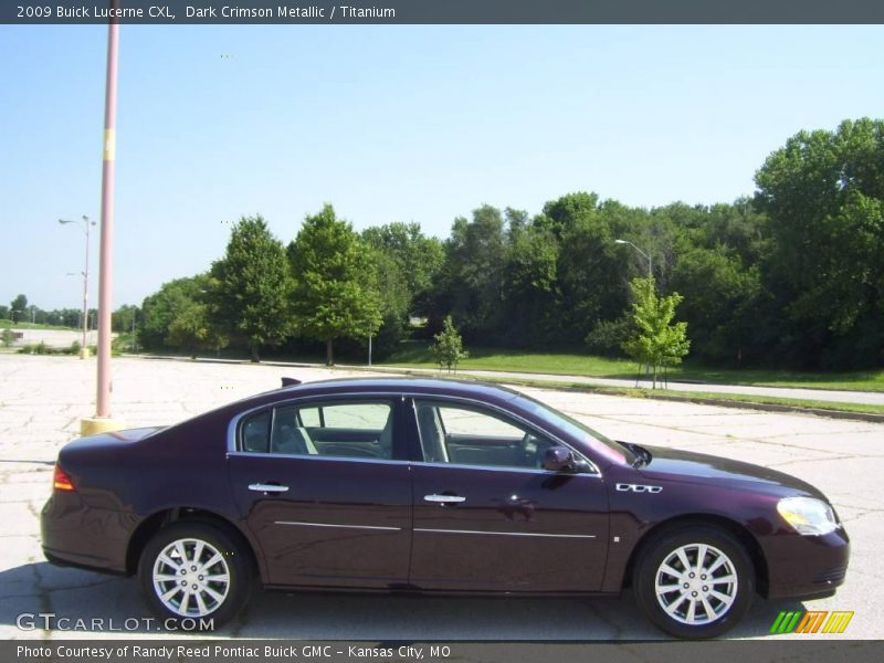 Dark Crimson Metallic / Titanium 2009 Buick Lucerne CXL